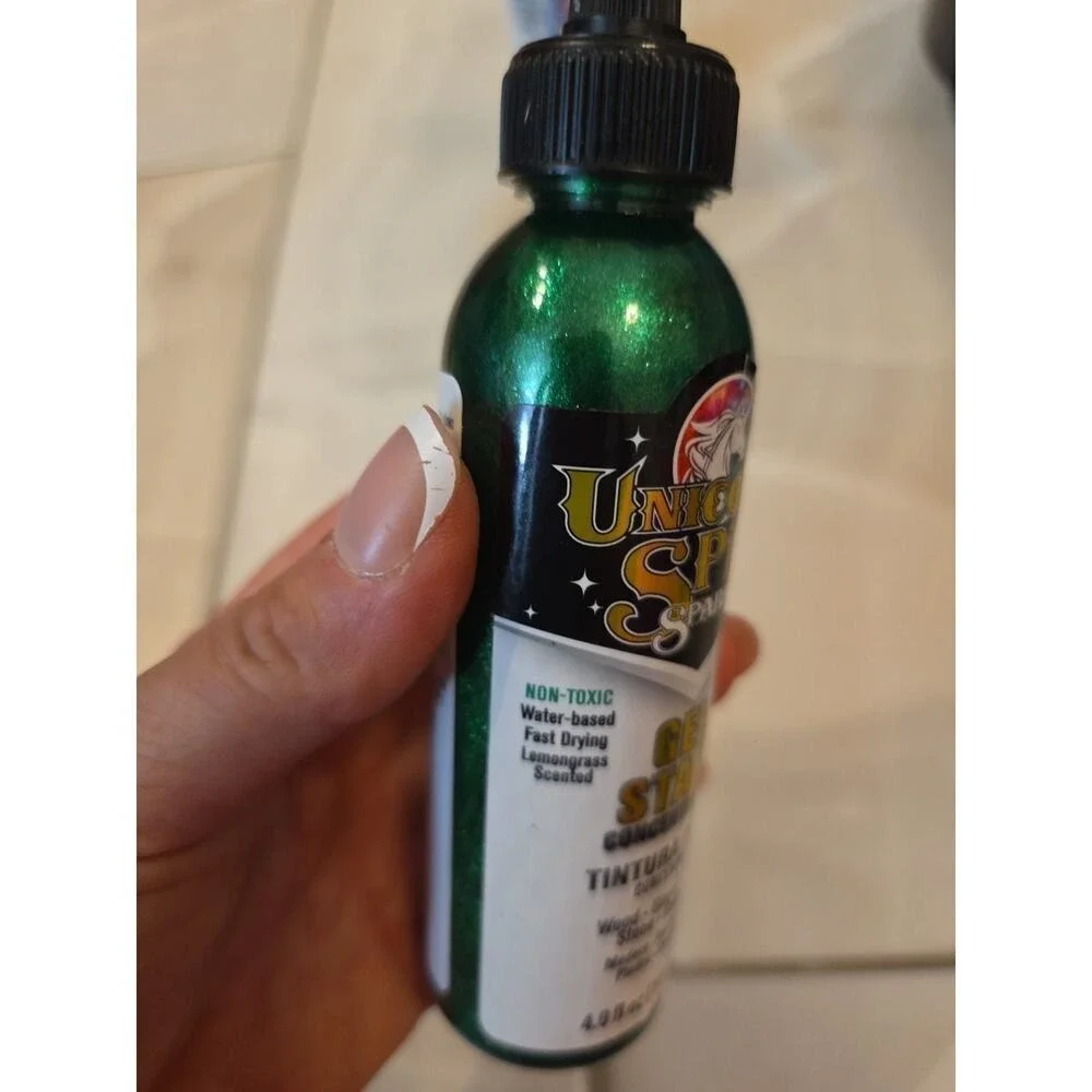5770007 Gel Stain and Glaze, Dragon's Belly 4.0 FL OZ Bottle, Green D4